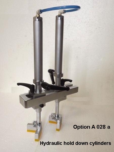 A028a Retro fit kit to install the double hydraulic hold down cylinders