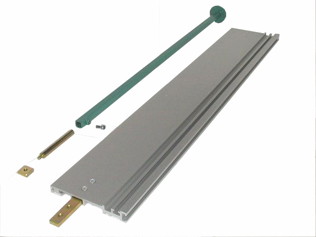 T002d Barra appoggio asta l=1000mm con piedino